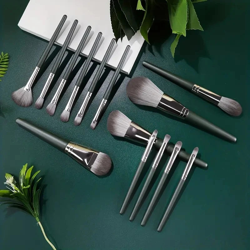 Unlock the secret to flawless makeup with our 14-Piece Premium Brush Set! Crafted for both beginners and professionals, this luxurious collection provides everything you need for a complete beauty routine. 