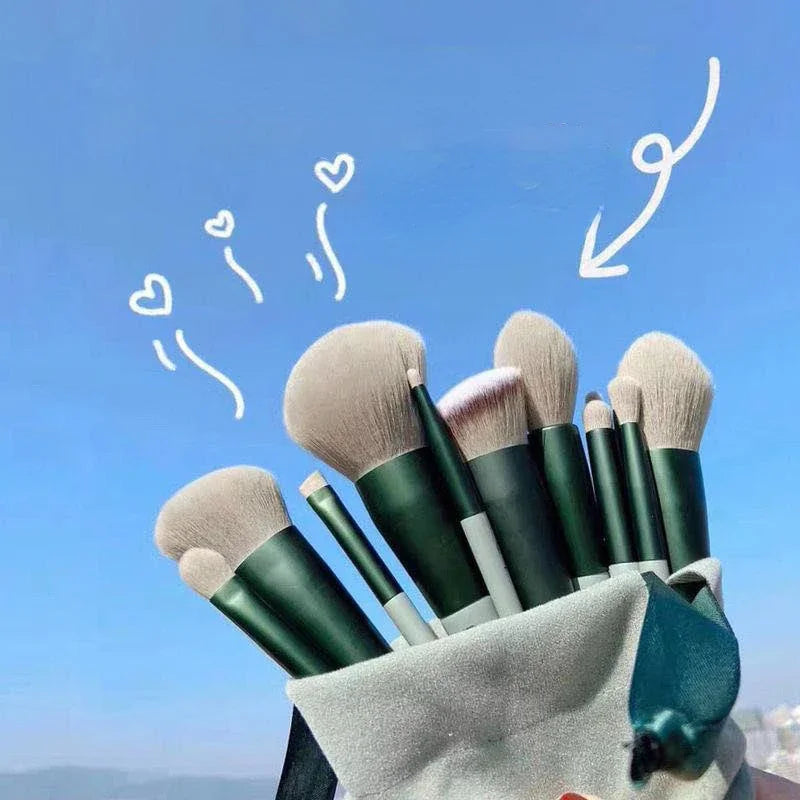 8-13 pcs Soft Face Makeup Brushes