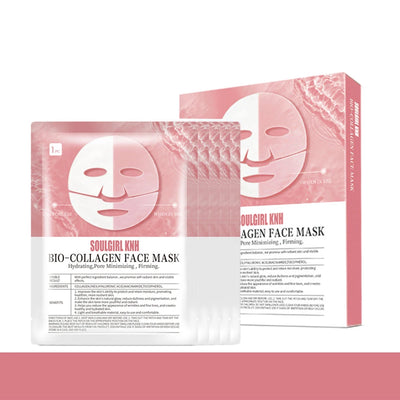 Indulge your skin with the rejuvenating power of our 5 Pcs Absorbable Bio-Collagen Masks