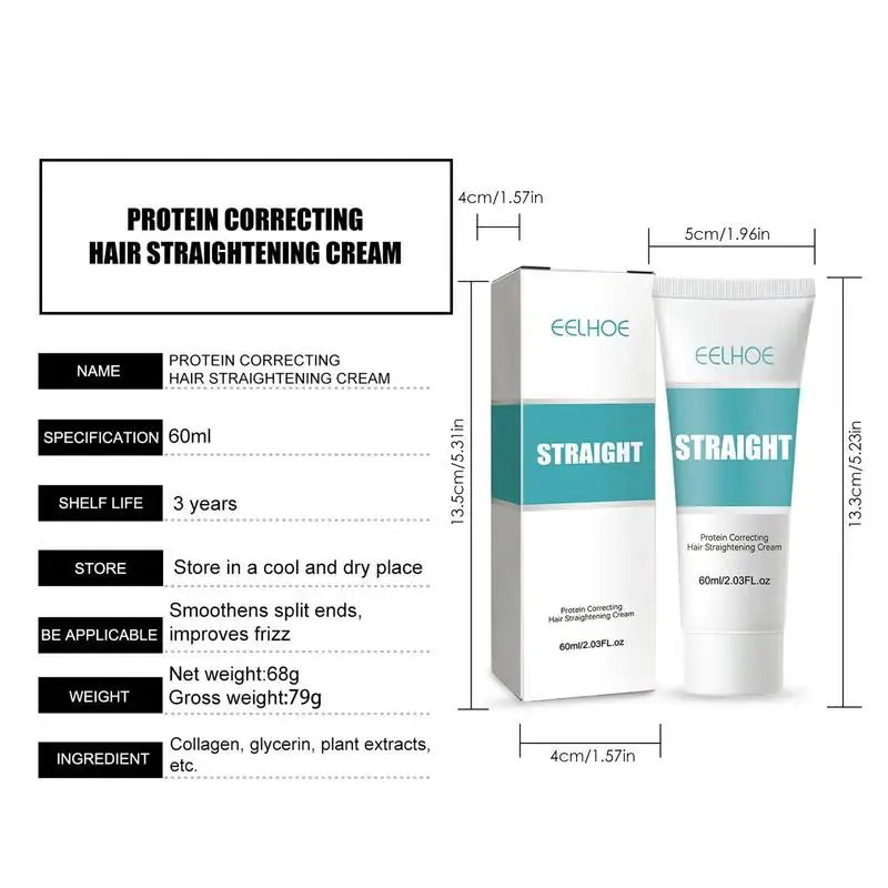 60ml Hair Straightening Cream and Neutralizer