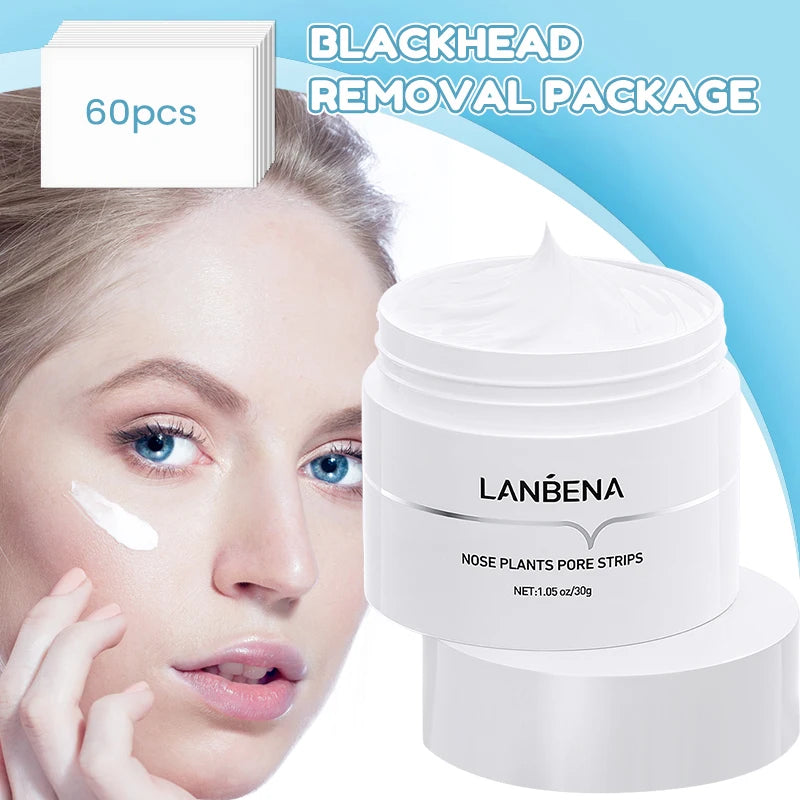 Say goodbye to stubborn blackheads with the LANBENA Blackhead Remover Mask—a powerful, deep-cleansing solution for clearer, smoother skin