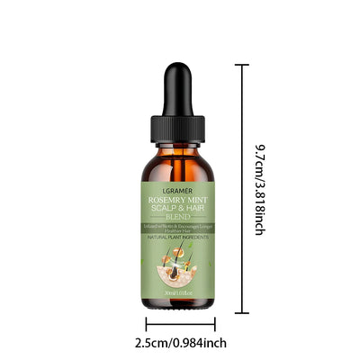 Hair Growth Essential Oil Rosemary Mint Hair Strengthening Oil Nourishing Treatment For Split Ends Dry Organics Hair Care Oil