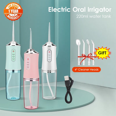 oral irrigator portable dental water flosser