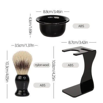 men's beard brush bowl