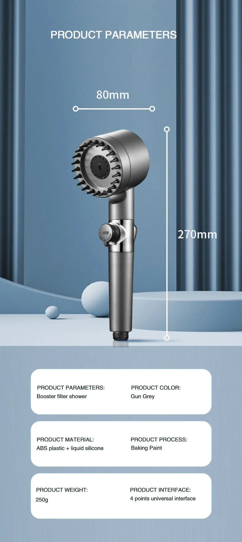 XIAOMI AcquaFlow Spa Shower Set