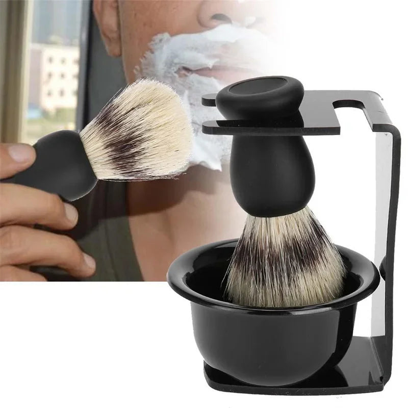 men's beard brush bowl