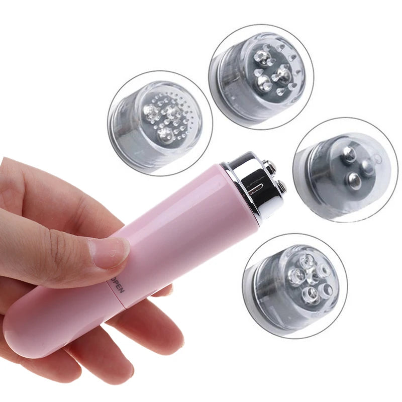 Relieve stress and tension anywhere, anytime with the 4-in-1 Mini Pen Electric Massager.