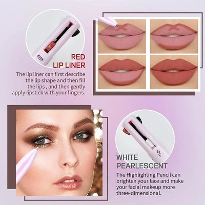 4 in 1 makeup pen highlighter set