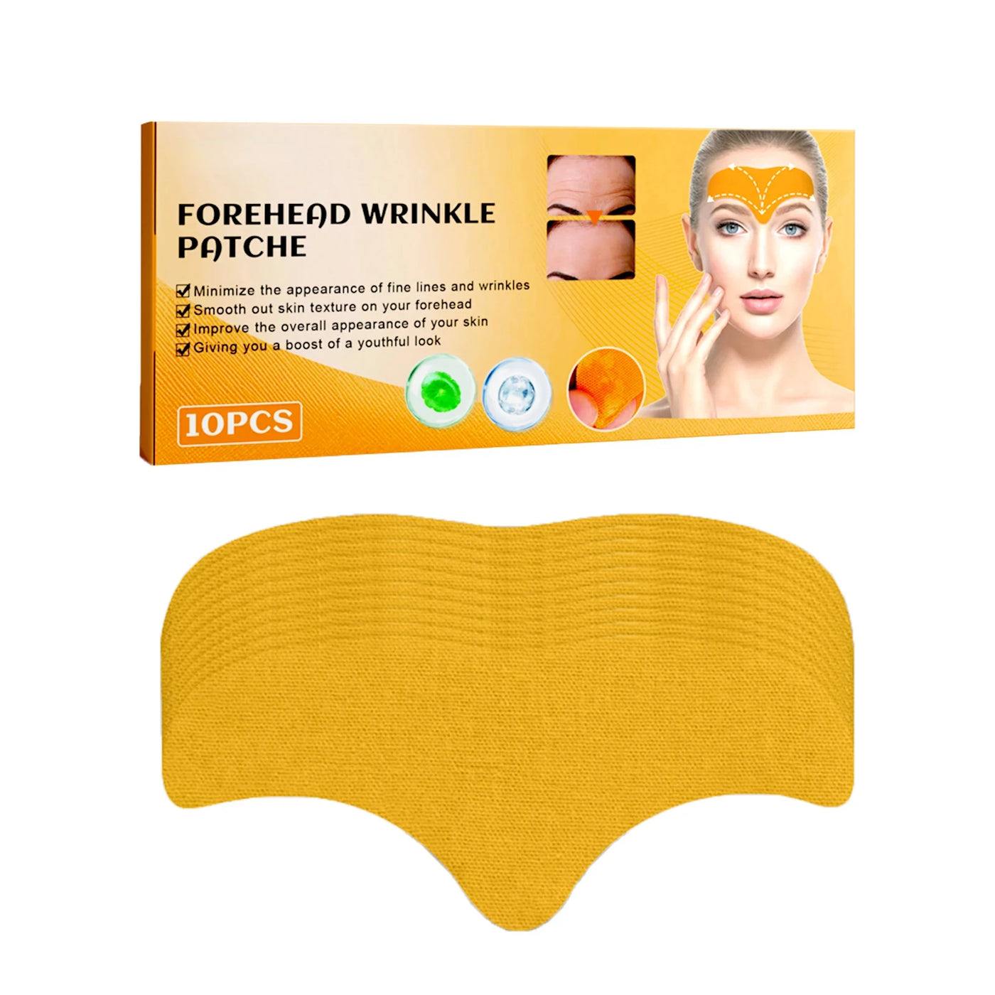 Introducing our Anti-Wrinkle Forehead Patch, your ultimate solution for smooth, youthful skin. 