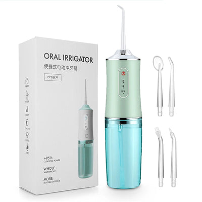 Experience superior oral care with our Portable Dental Water Flosser.