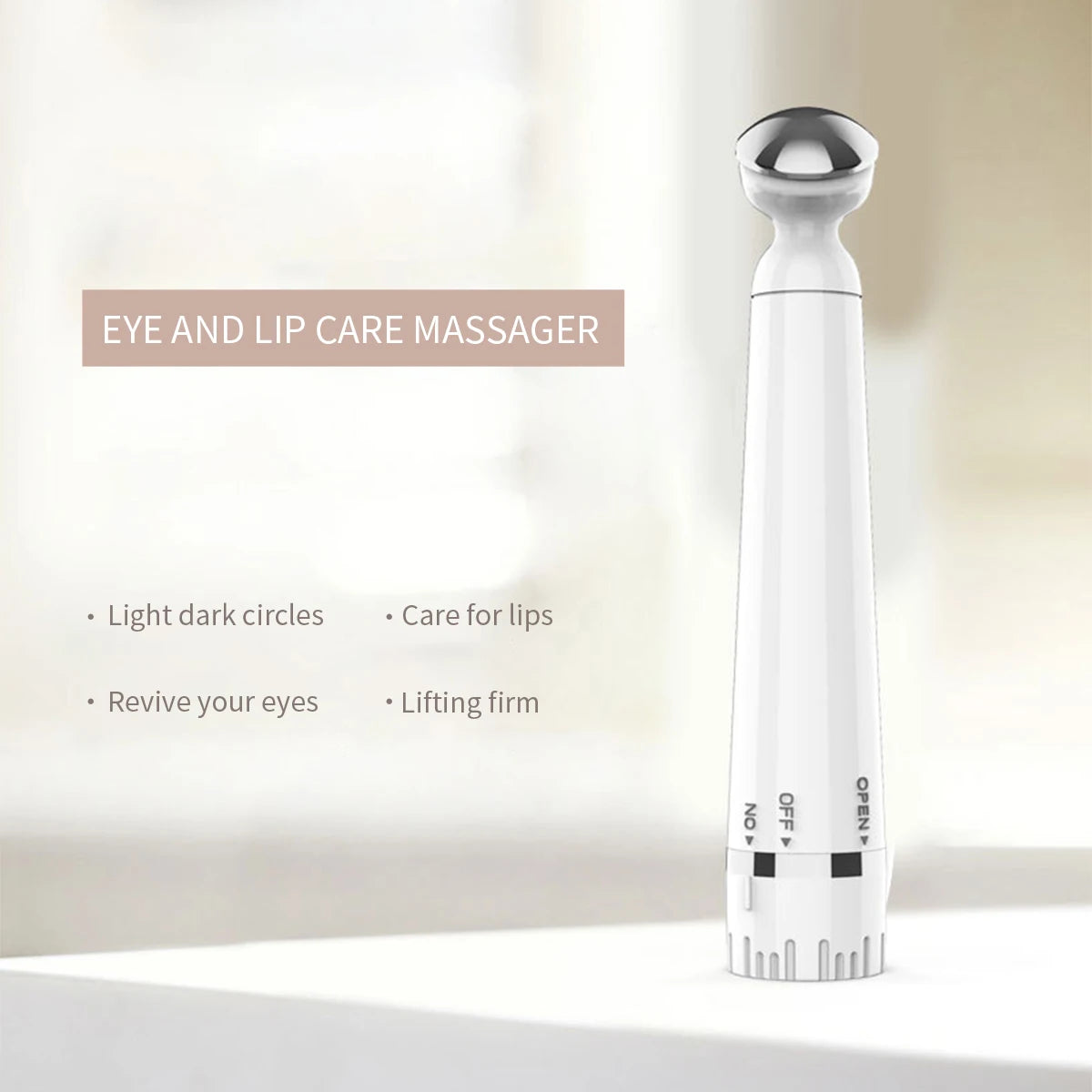 Experience the rejuvenating power of our Electric Mini Eye Massager with Facial Vibration, your essential tool for combating wrinkles