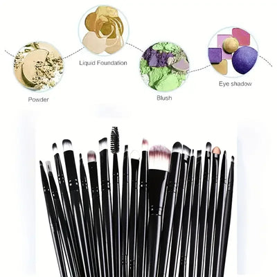 20 pcs makeup brush set