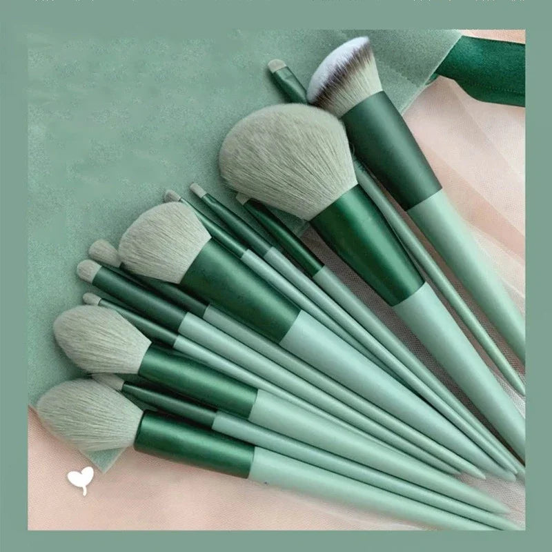 8-13 pcs Soft Face Makeup Brushes