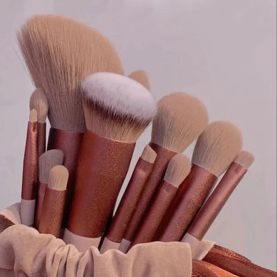 8-13 pcs Soft Face Makeup Brushes